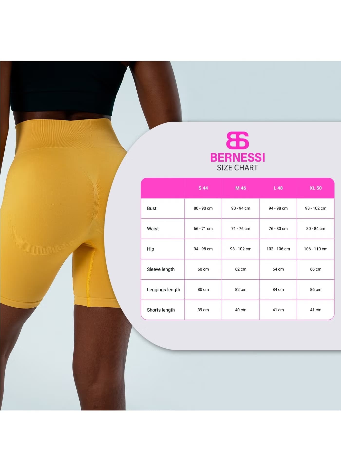 Biker Shorts — Yellow Pollen