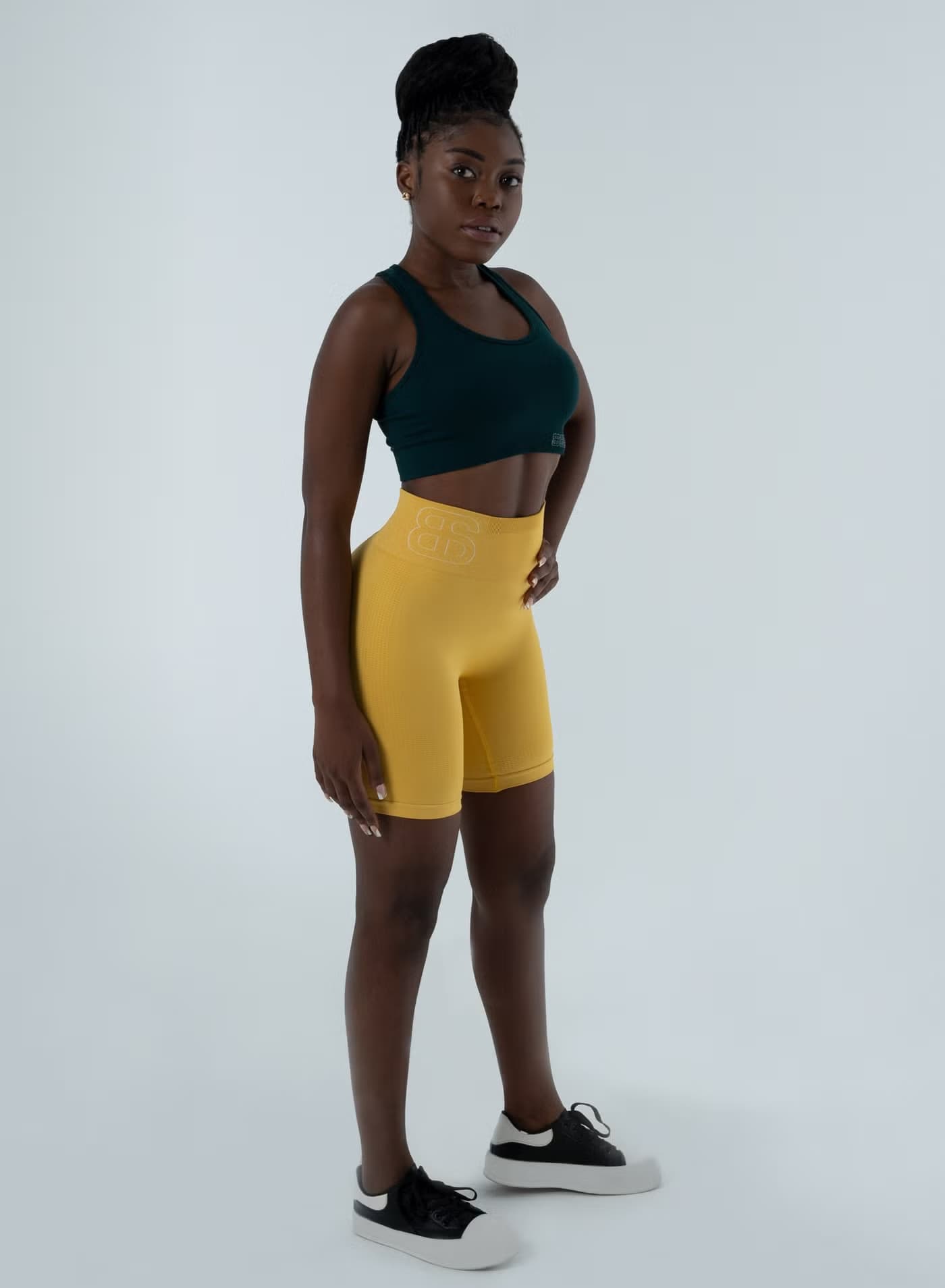 Biker Shorts — Yellow Pollen