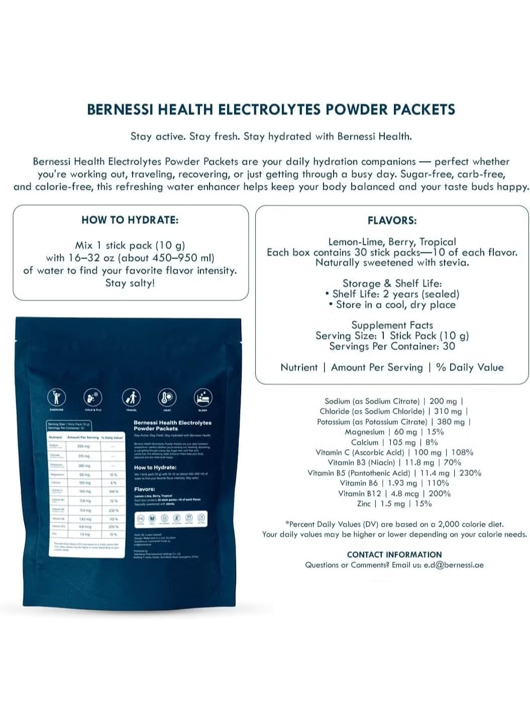 Electrolytes — 30 Sticks