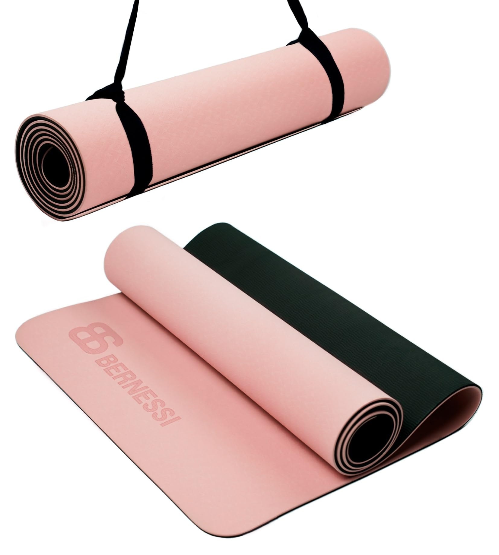 Yoga Mat — Pink/Black
