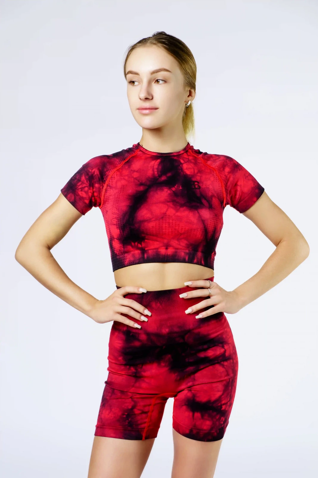 Short-sleeve top tie-dye BS-SST1797 ver5