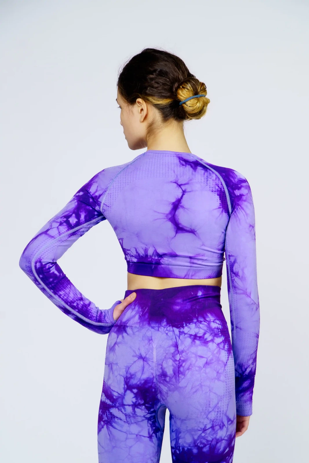 Long-sleeve top tie-dye BS-LST263 ver5
