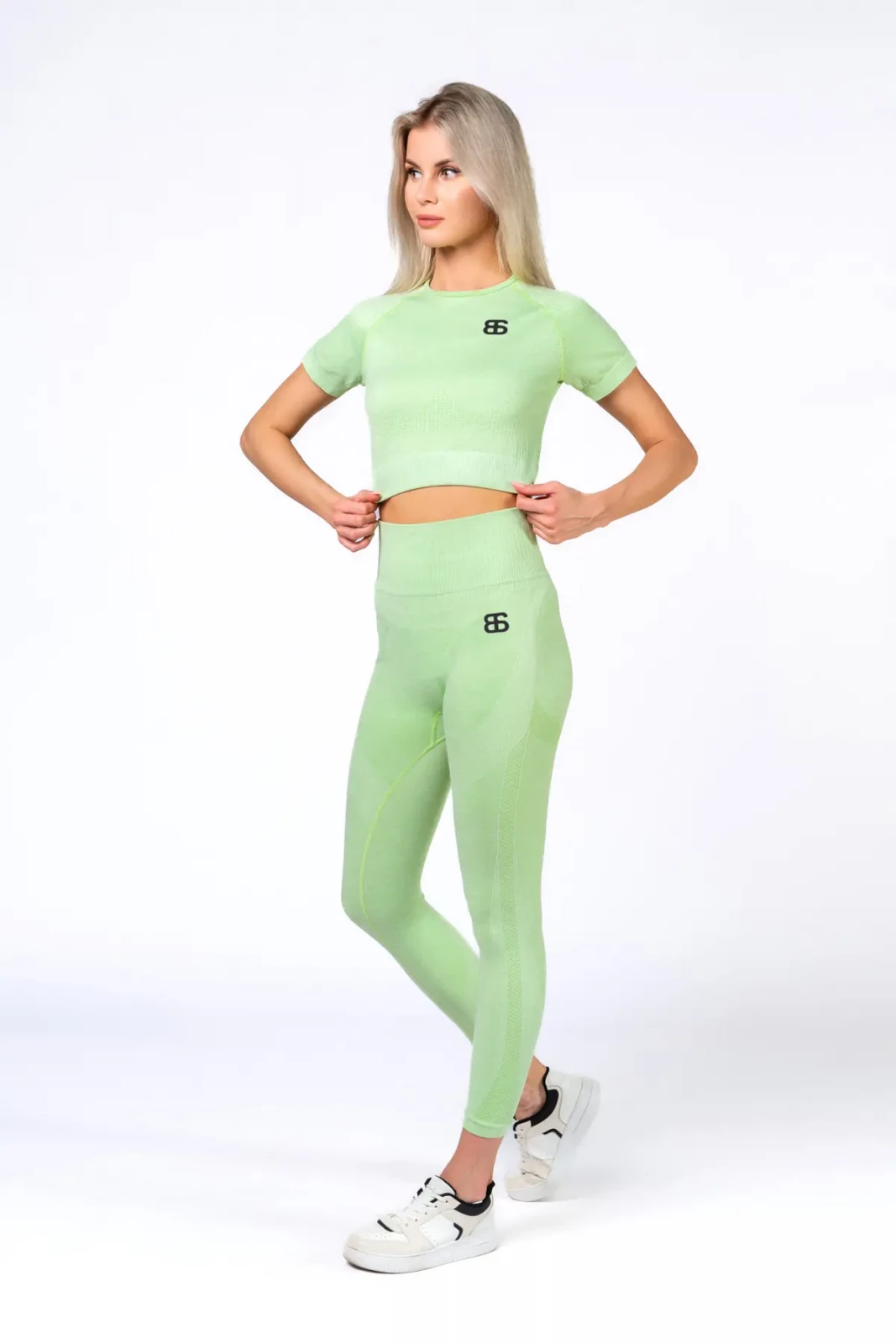 Short-sleeve top melange BS-SST7485 ver2