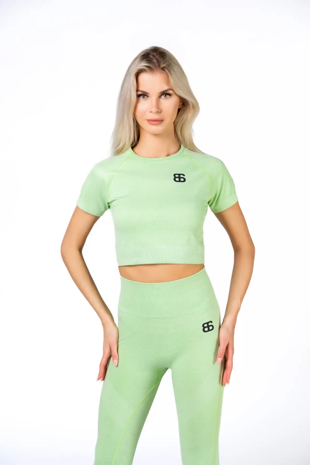 Short-sleeve top melange BS-SST7485 ver5